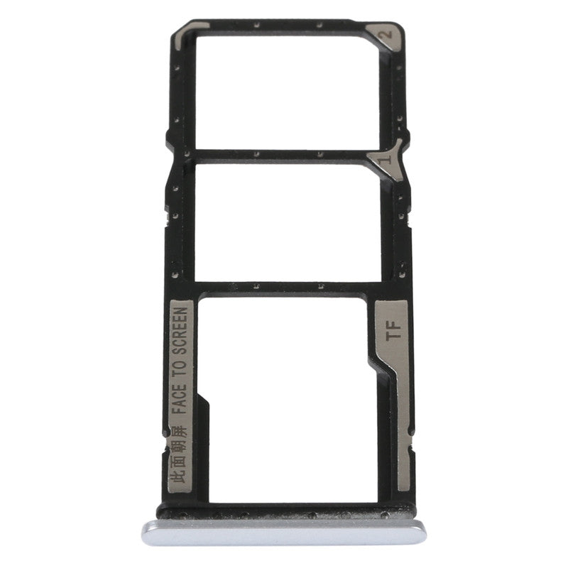 Ouxa Sim Tray Slot Holder for Xiaomi Redmi 10 5G Silver