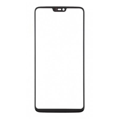 Ouxa Front Glass Touch Screen for OnePlus 6 Black