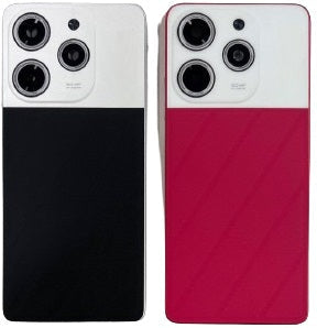 Ouxa Back Panel Housing Body for Tecno Spark 10 Pro Red (Two Color Version)