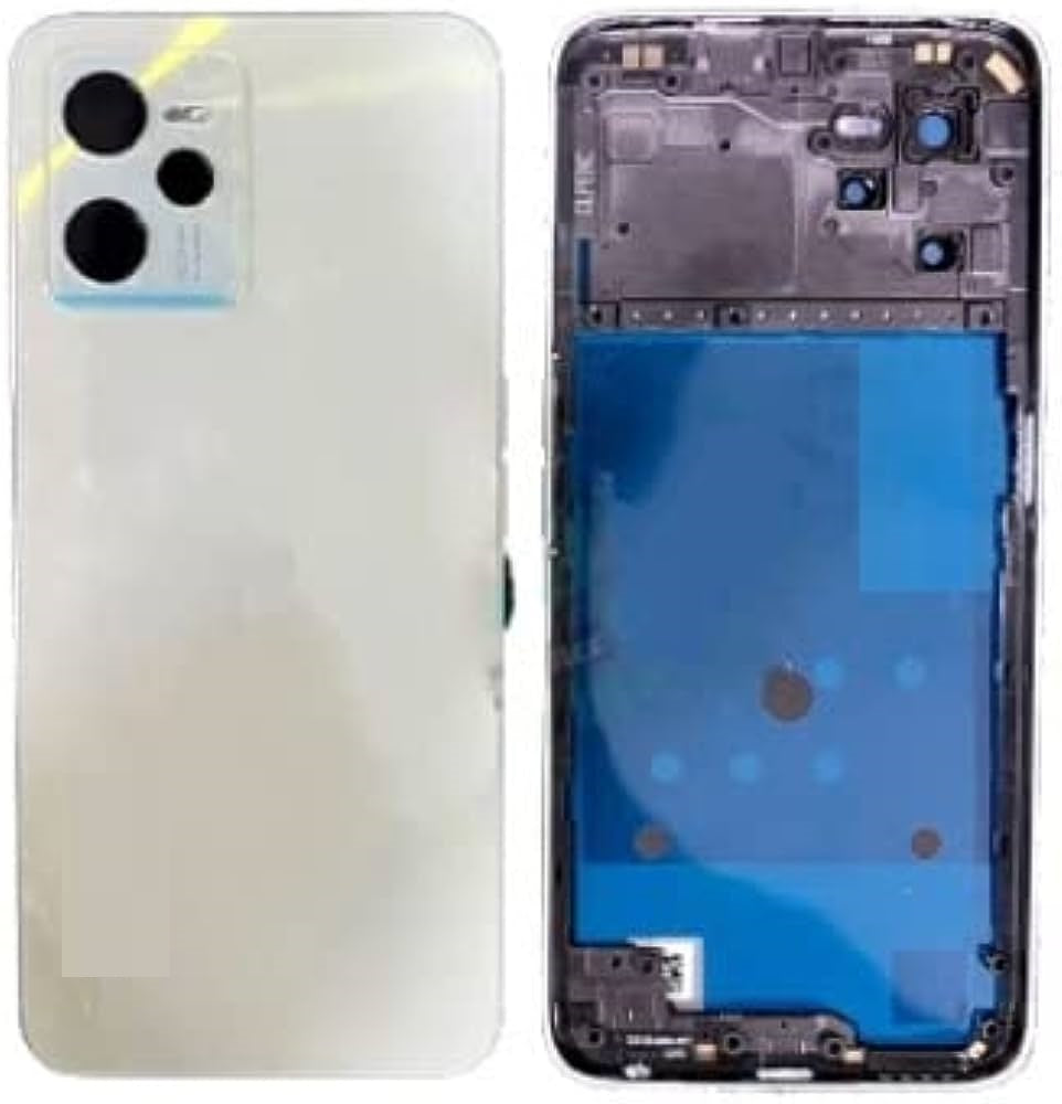 Ouxa Back Panel Housing for Realme C35 : Glowing Green