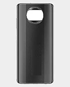 Ouxa Battery Door Back Panel Housing for Xiaomi Poco X3 : Black