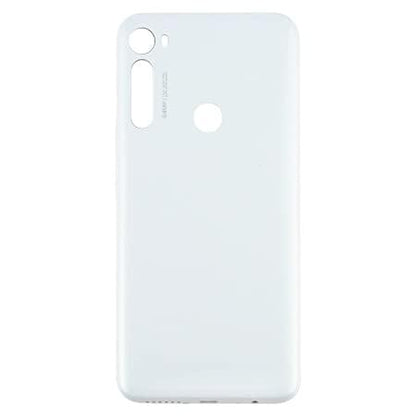 Ouxa Battery Door Back Panel Housing for Motorola Moto One Fusion Plus : White