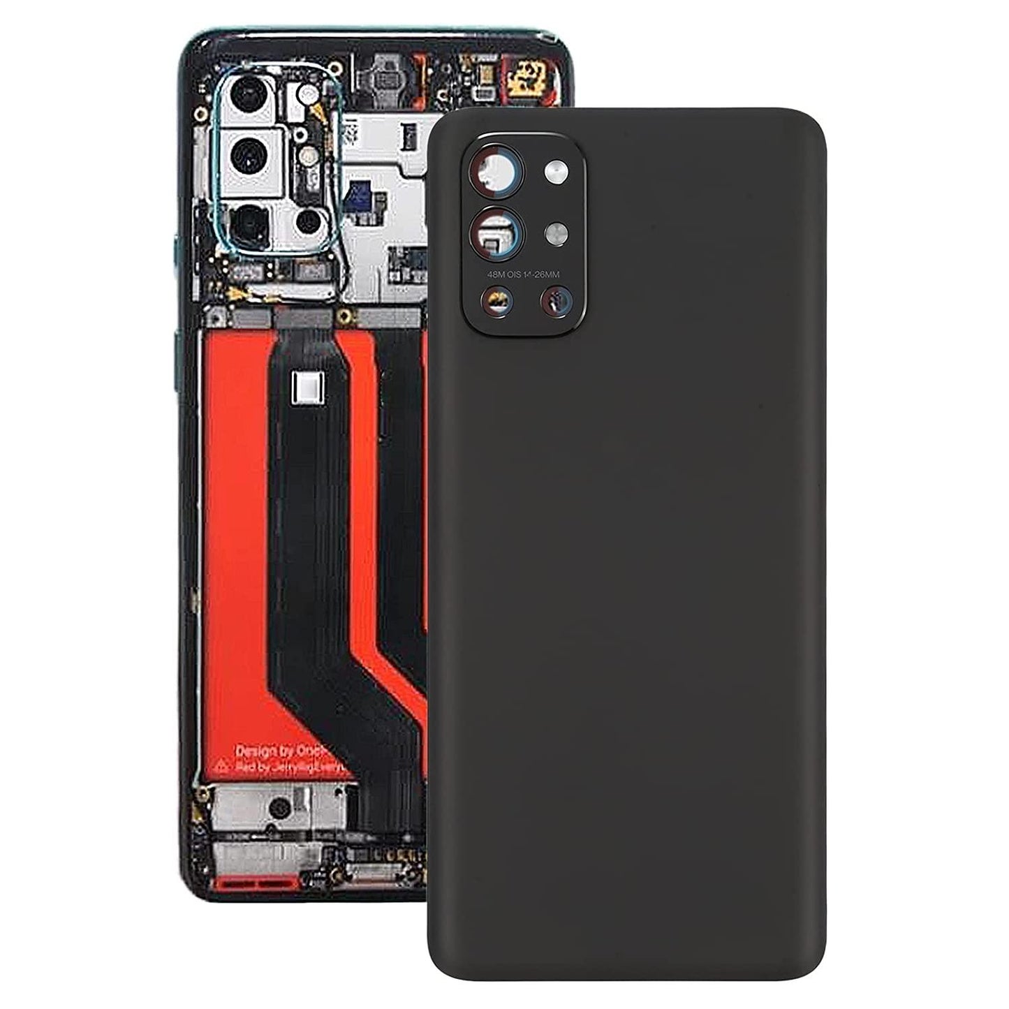 Ouxa Battery Door Back Panel Housing for Oneplus 9R Care OG: Black