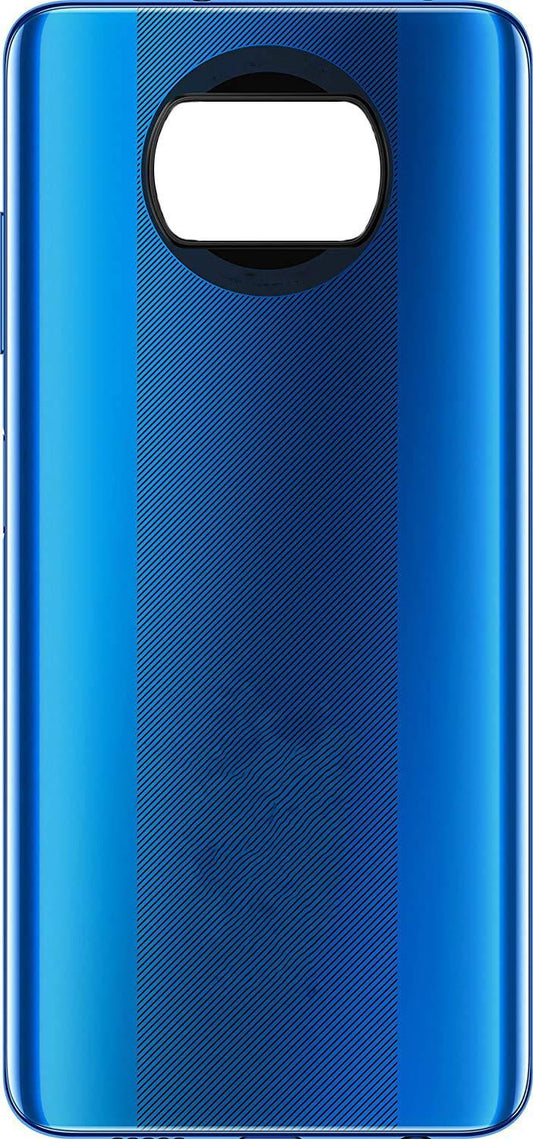 Ouxa Battery Door Back Panel Housing for Xiaomi Poco X3 : Blue