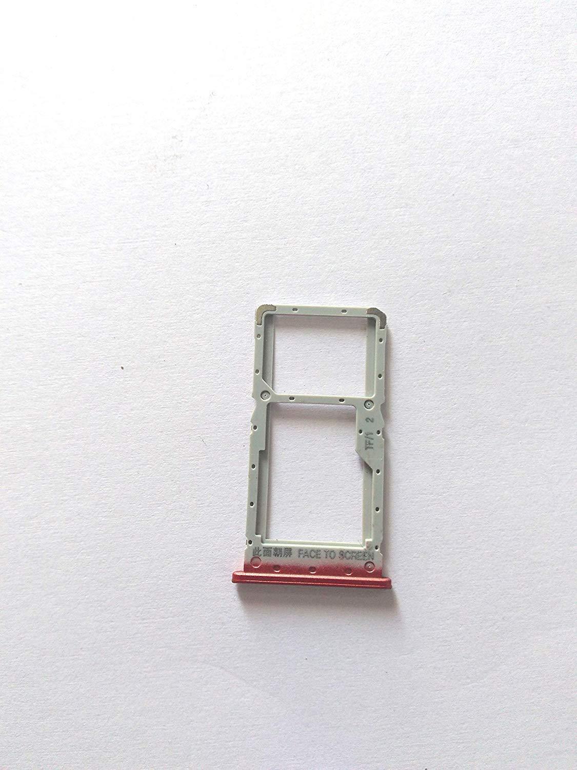 Ouxa Sim Tray Slot Holder for Xiaomi Redmi Note 6 Pro : Red