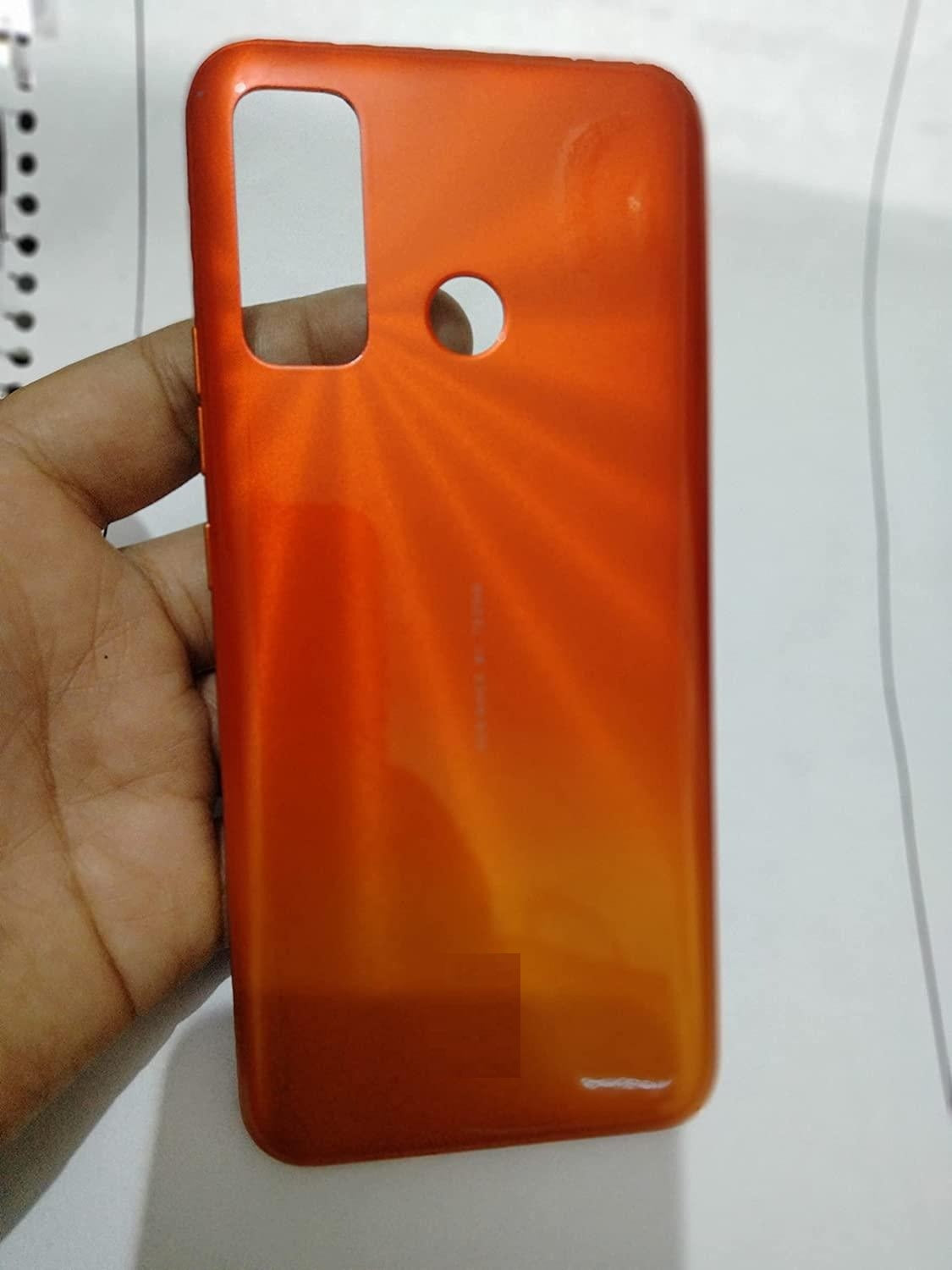 Ouxa Battery Door Back Panel Housing for Tecno Spark 5 Pro : Orange