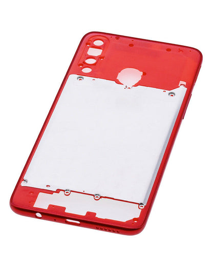 Ouxa Middle Ring Outer Frame for Samsung Galaxy A20S Red