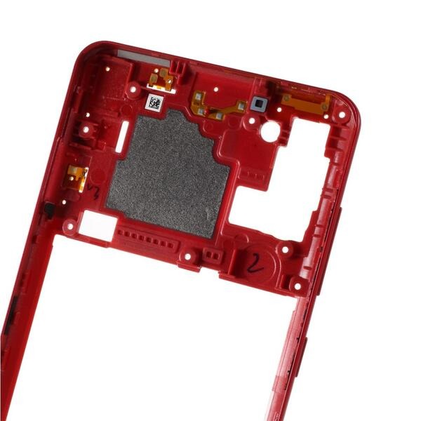 Ouxa Middle Ring Outer Frame for Samsung Galaxy A21S Red