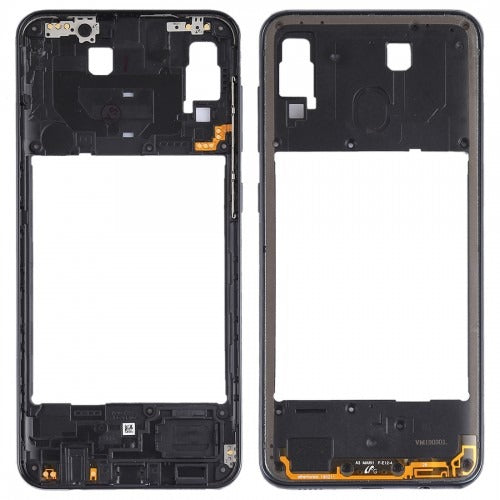 Ouxa Middle Ring Outer Frame for Samsung Galaxy A30 Black