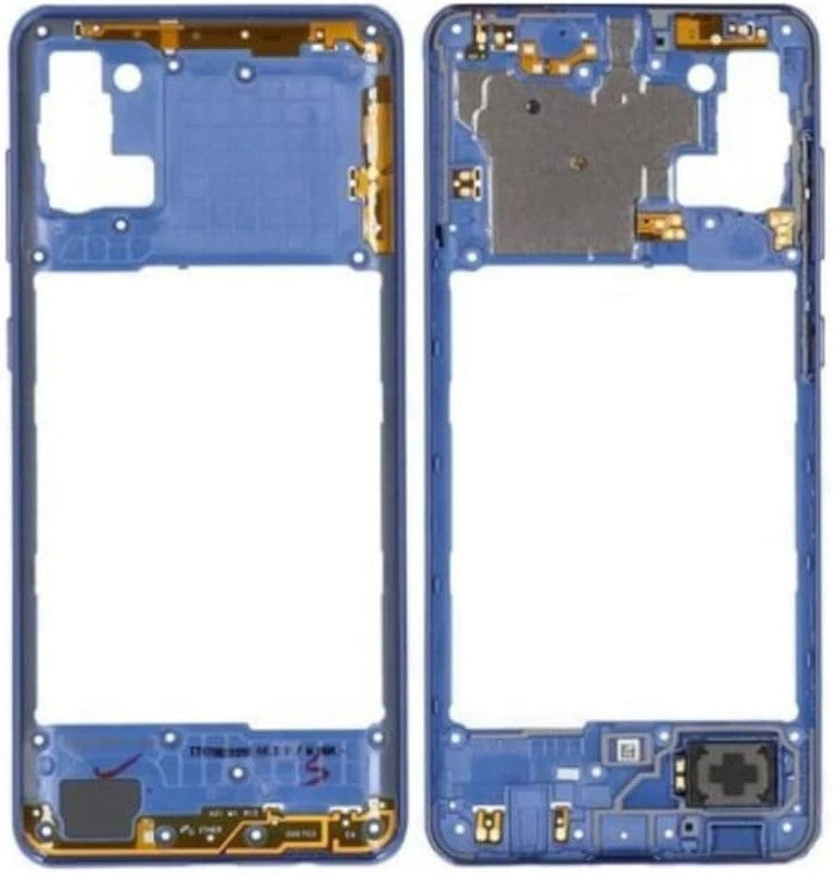 Ouxa Middle Ring Outer Frame for Samsung Galaxy A31 Blue