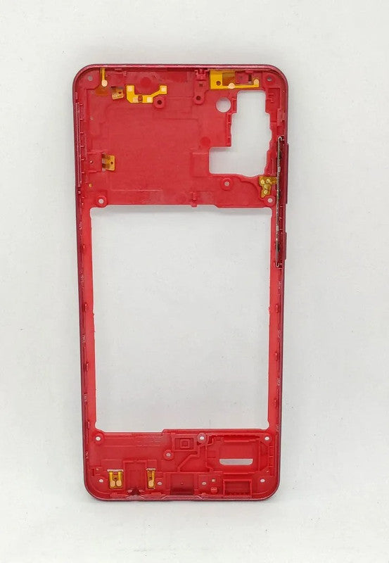 Ouxa Middle Ring Outer Frame for Samsung Galaxy A31 Red