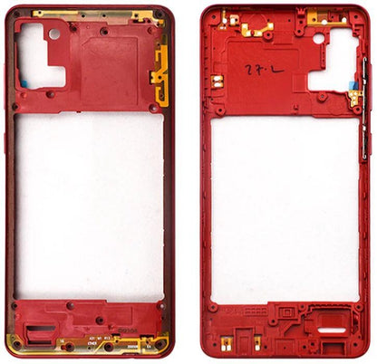 Ouxa Middle Ring Outer Frame for Samsung Galaxy A31 Red