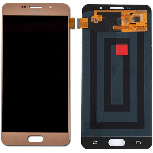 Ouxa Lcd Display Combo Folder for Samsung Galaxy A7 2016 Gold