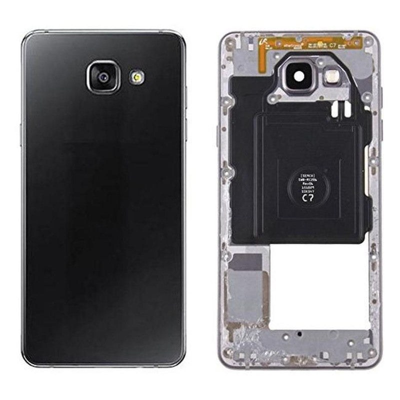 Ouxa Back Panel Housing Body for Samsung Galaxy A7 2016 Black