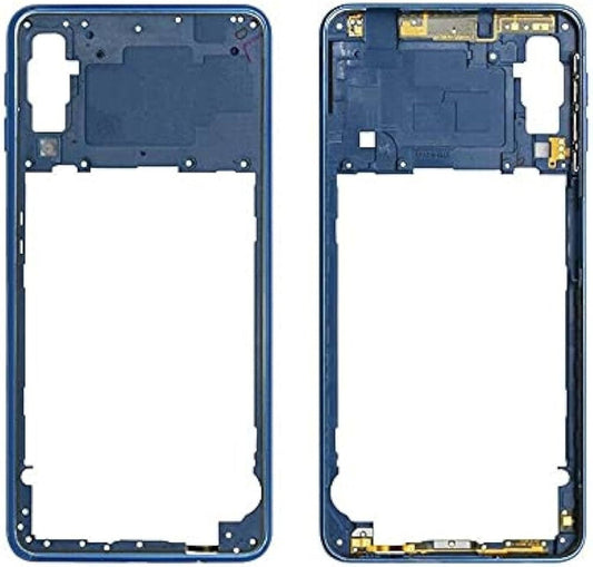 Ouxa Middle Ring Outer Frame for Samsung Galaxy A7 2018 Blue