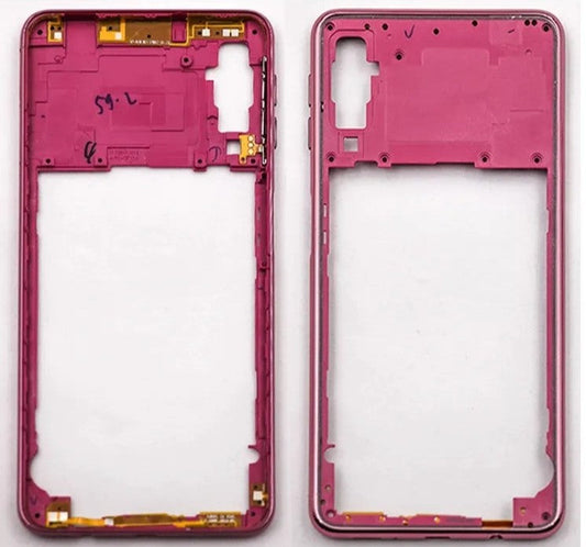 Ouxa Middle Ring Outer Frame for Samsung Galaxy A7 2018 Pink