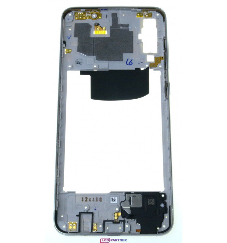 Ouxa Middle Ring Outer Frame for Samsung Galaxy A70 White