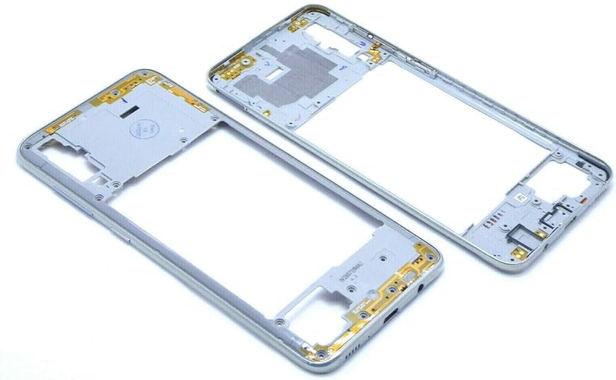 Ouxa Middle Ring Outer Frame for Samsung Galaxy A70 White