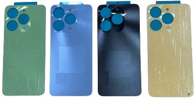 Ouxa Back Panel for ITEL A70 Blue