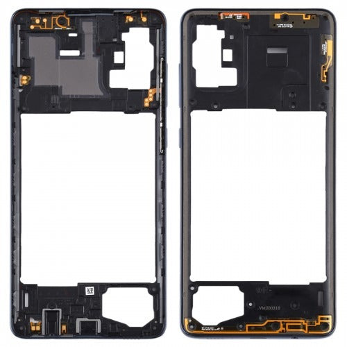 Ouxa Middle Ring Outer Frame for Samsung Galaxy A71 Black