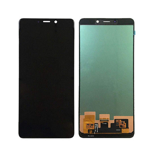 Ouxa Lcd Display Combo Folder for Samsung Galaxy A9 2018 Black