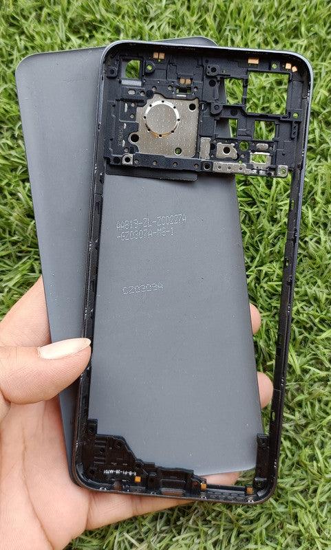 Ouxa Battery Door Back Panel Housing for Realme 8 4G. : Black