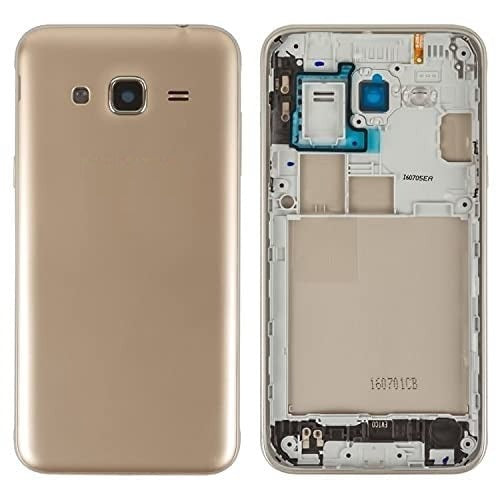 Ouxa Back Panel Housing Body for Samsung Galaxy J3 Gold