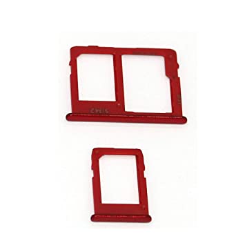 Ouxa Sim Tray Slot Holder for Samsung Galaxy J4 Red