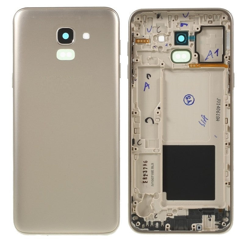 Ouxa Back Panel Housing Body for Samsung Galaxy J6 2018 Gold