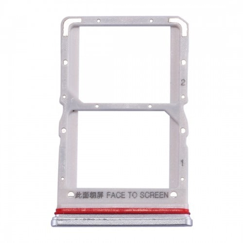 Ouxa Sim Tray Slot Holder for Xiaomi Redmi K30I 5G Silver