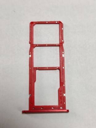 Ouxa Sim Tray Slot Holder for Samsung Galaxy M01 Red