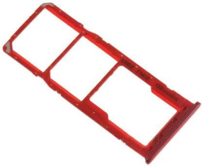 Ouxa Sim Tray Slot Holder for Samsung Galaxy M21 Red