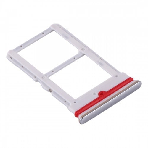 Ouxa Sim Tray Slot Holder for Xiaomi Mi 10 Lite 5G Silver