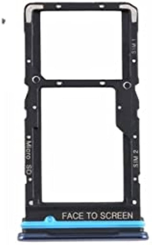 Ouxa Sim Tray Slot Holder for Xiaomi Mi 10I Blue