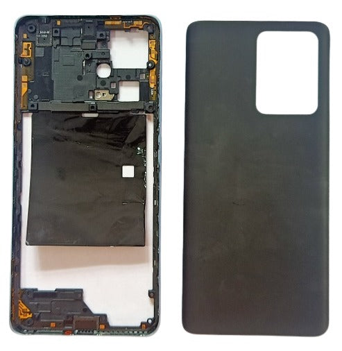 Ouxa Back Panel Housing for Redmi Note 12 Pro Plus 5G : Black