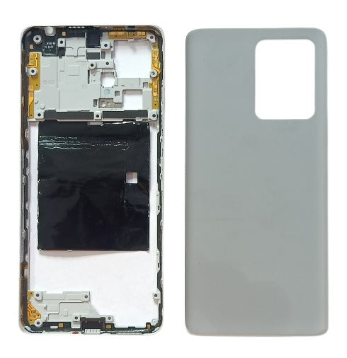 Ouxa Back Panel Housing for Redmi Note 12 Pro Plus 5G : White