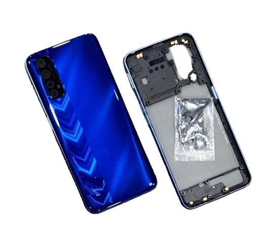 Ouxa Back Panel Housing for Realme Narzo 20 Pro Blue