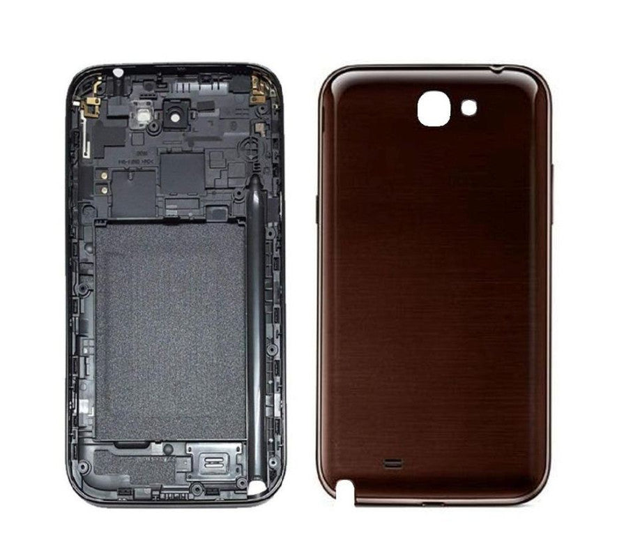 Ouxa Back Panel Housing Body for Samsung Galaxy Note 2 Brown