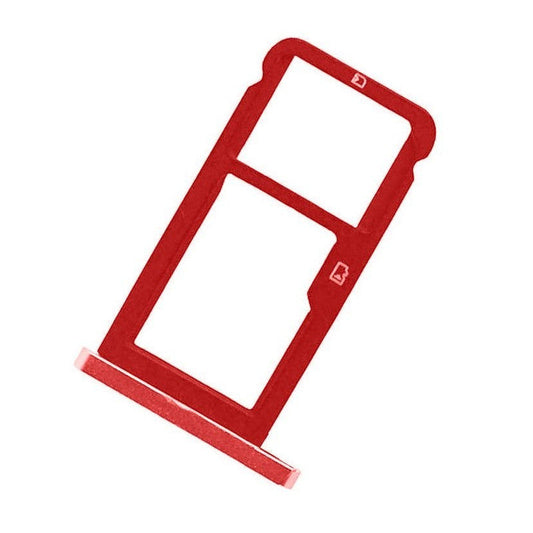 Ouxa Sim Tray Slot Holder for Xiaomi Redmi Note 5 Pro Red