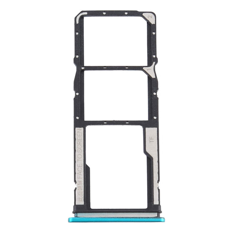 Ouxa Sim Tray Slot Holder for Xiaomi Redmi Note 9S Green