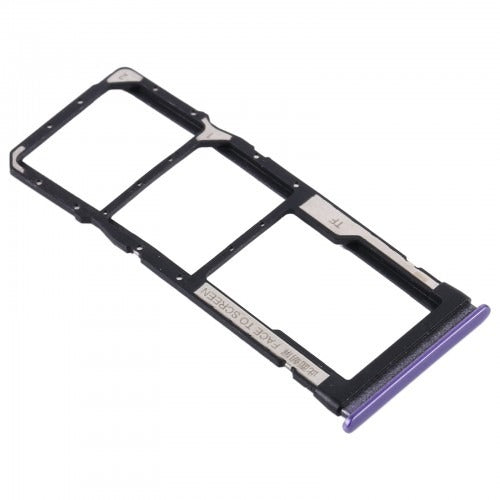 Ouxa Sim Tray Slot Holder for Xiaomi Redmi Note 9T Purple