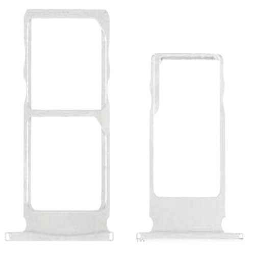 Ouxa Sim Tray Slot Holder for Nokia 5.1 Silver