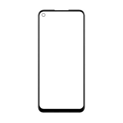 Ouxa Front Glass Touch Screen for Realme 6 Black