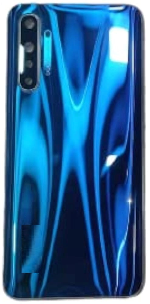 Ouxa Back Panel Glass with Camera Lens for Realme X2 / XT : Blue