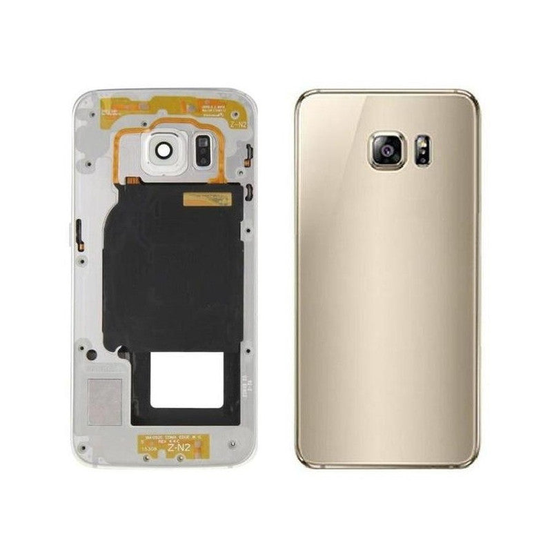 Ouxa Back Panel Housing Body for Samsung Galaxy S6 Edge Gold