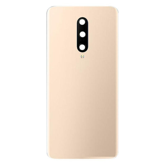 Ouxa Battery Door Back Panel Housing for Oneplus 7 Pro {With Camera Lens} : Gold