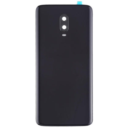 Ouxa Battery Door Back Panel Housing for Oneplus 6T {With Camera Lens} : Black