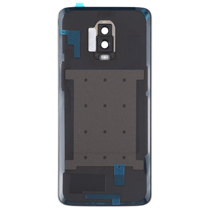 Ouxa Battery Door Back Panel Housing for Oneplus 6T {With Camera Lens} : Black