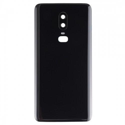 Ouxa Battery Door Back Panel Housing for Oneplus 6 {With Camera Lens} : Midnight Black