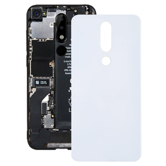 Ouxa Battery Door Back Panel Housing for Nokia 5.1 Plus X5 : White